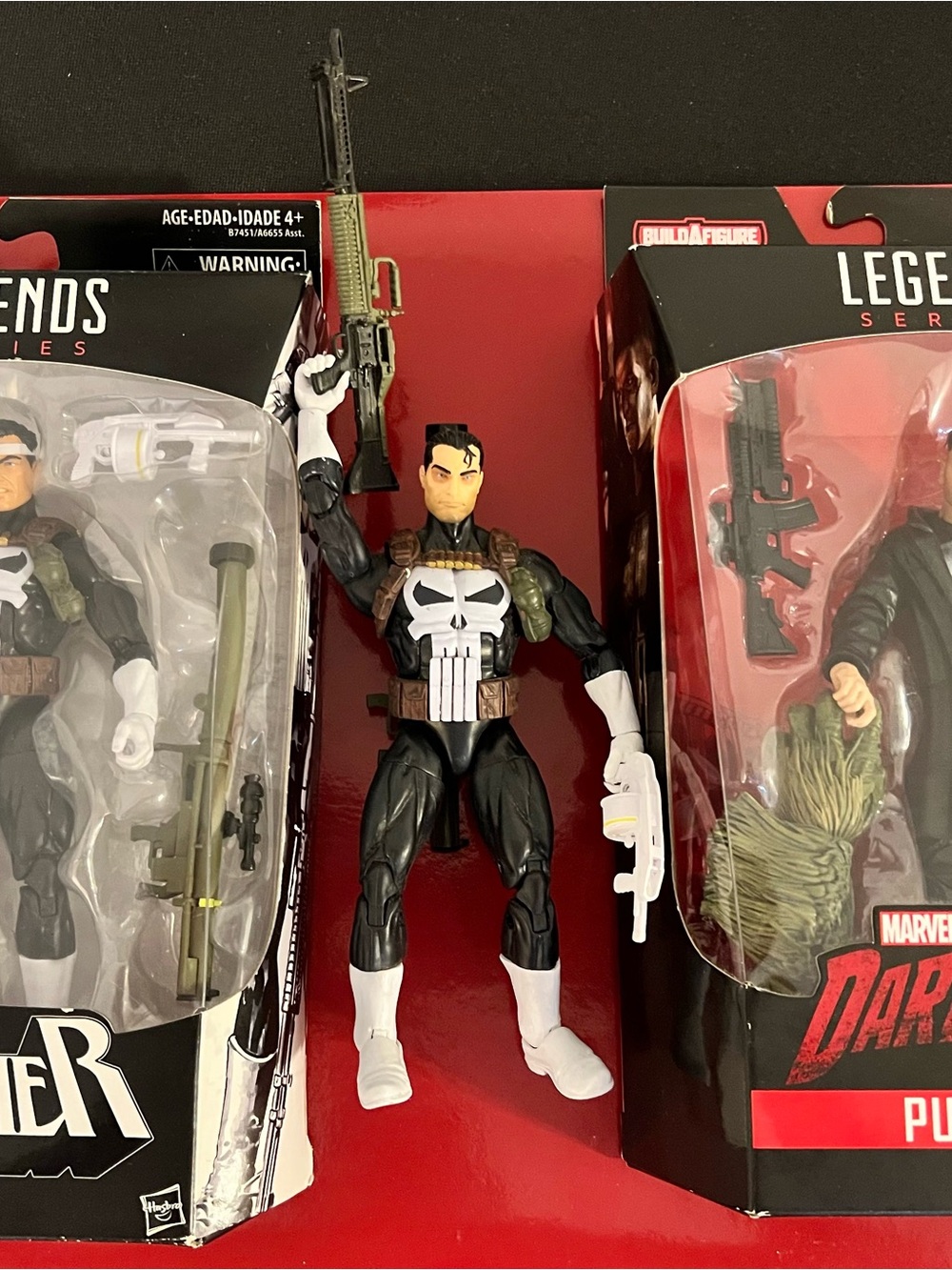 Hasbro Marvel Legends Punisher Action Figure Set - 2 In Box & 1 Loose Figure